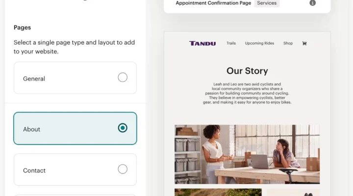 free website with Mailchimp